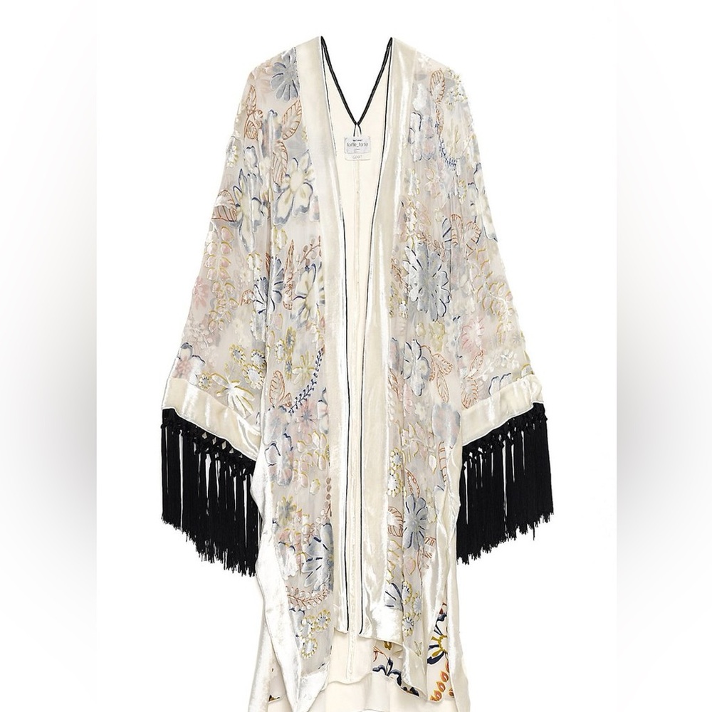 FORTE FORTE FLORABUNDA KIMONO ROBE DUSTER
